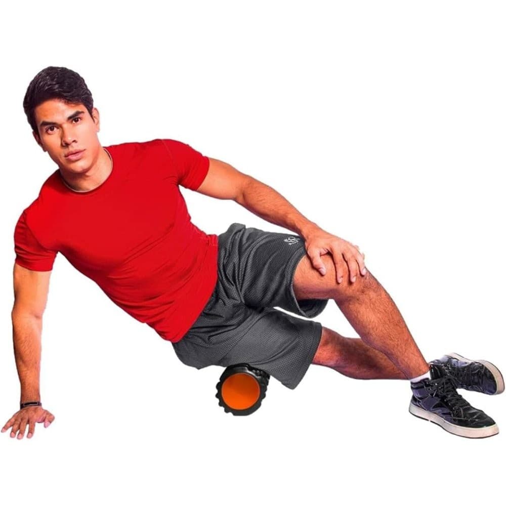 Rolo de Liberação Miofascial aparelho para pilates fisioterapia ioga- Preto e Rosa, Preto e Laranja, Lilás e Preto
