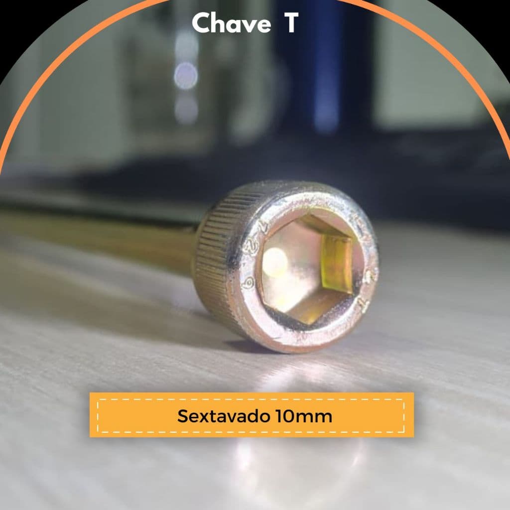 Chave T10mm Longa 42cm Para Limpeza Agitador Electrolux