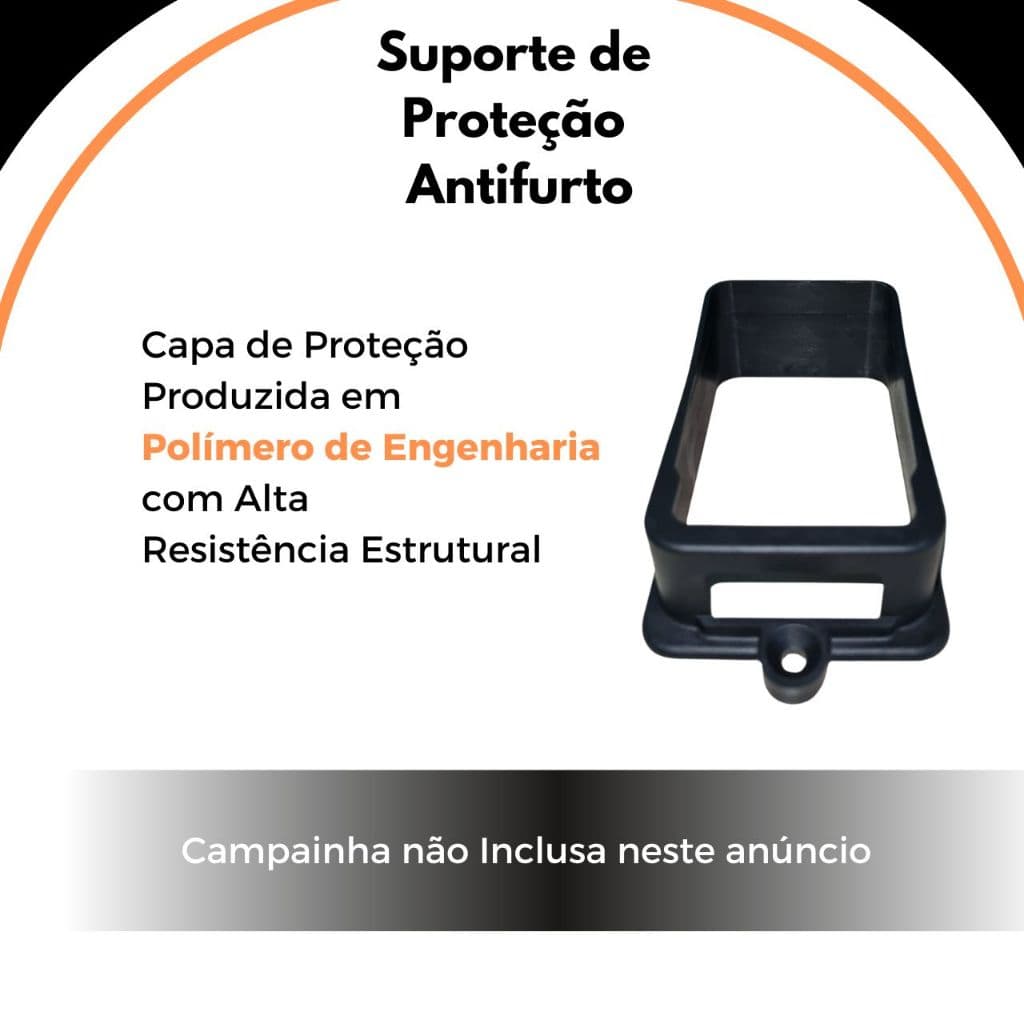 Protetor Anti Furto e Chuva para Vídeo Campanhia Tuya M8/M9