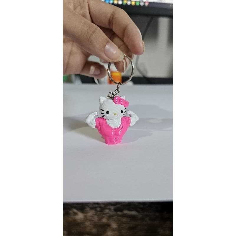 Chaveiro hello kitty kuromi maromba musculosa