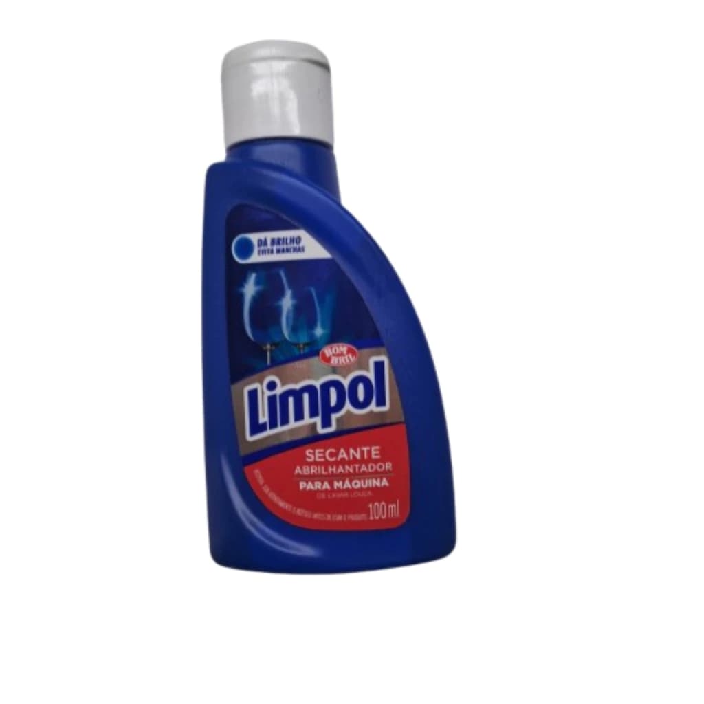 SECANTE ABRILHANTADOR PARA MÁQUINA DE LAVAR- LOUÇAS LIMPOL BOMBRIL - 100 ML