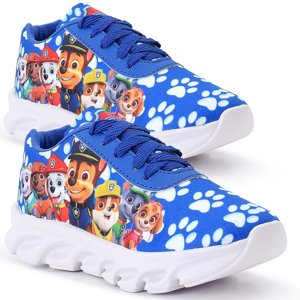Kit 2 Tênis Infantil Menino Patrulha Canina Casual Super Leve e Confortável Lançamento