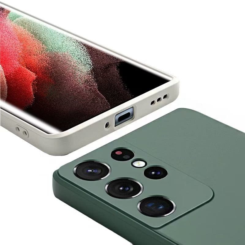 Capa De Celular Para Samsung M14(5G)/M15/M31/M33/M34(5G)/M35/M51/M52(5G)/M54/M55/M62 De Silicone Líquido