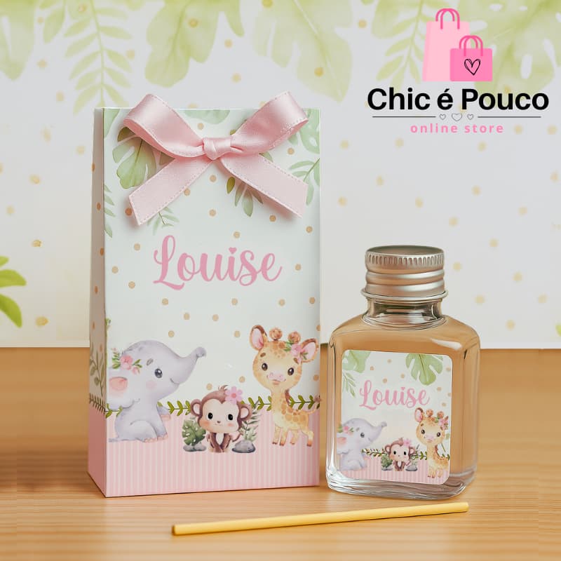 20 kits Lembrancinha Safári menina/ menino /Maternidade / Chá de Bebê / aniversrio