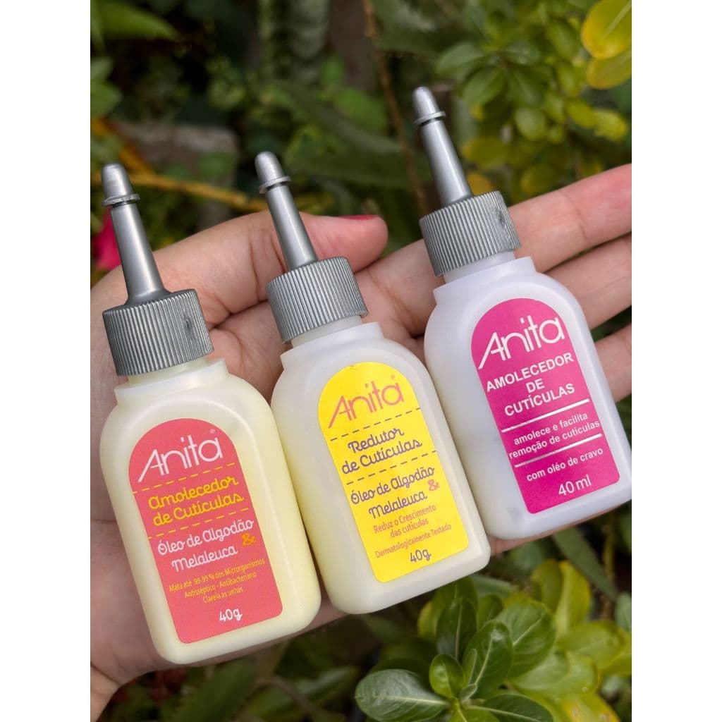 Anita Kit amolecedor de cutículas e redutor de cutículas