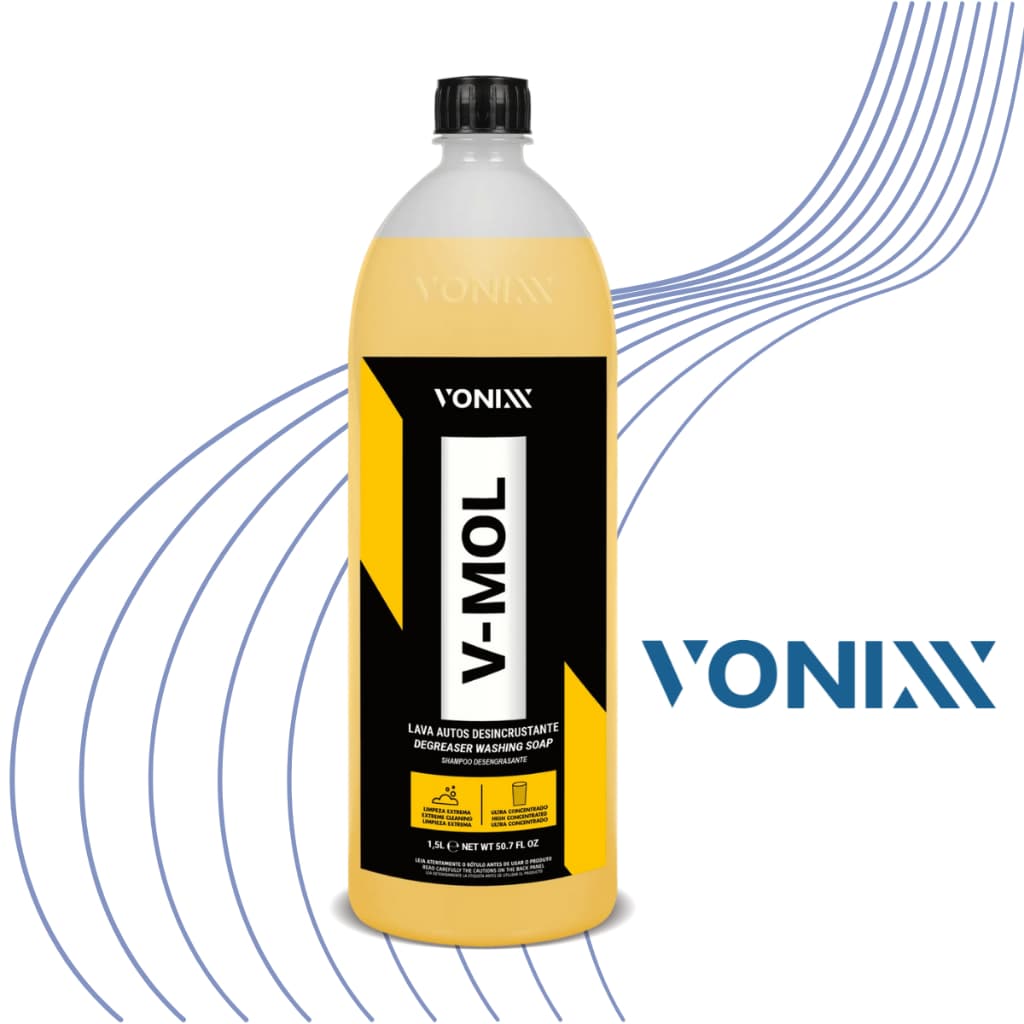 Shampoo Automotivo V-Mol Vonixx 1,5 Litros Desengraxante