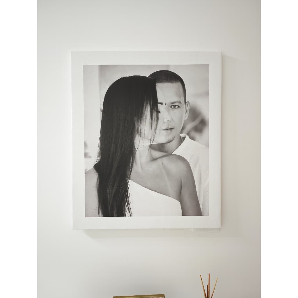 Quadro Personalizado  Paspatur em tela CANVAS Toque Sofisticado para Memórias Especiais