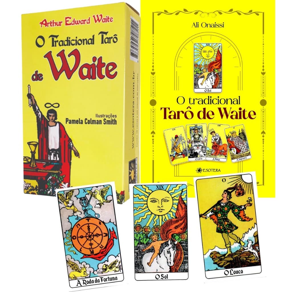 Tarô Waite Baralho + Livro
