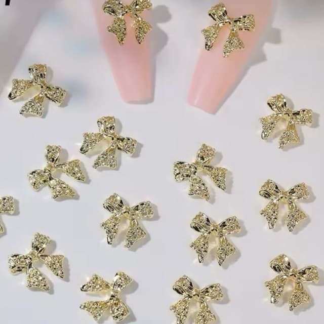 Kit 10 Peças Laços Luxo Varios Modelos Para Unhas