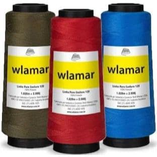 Linhas de costura reta 120 colorida (WLAMAR)E  (SETTA)