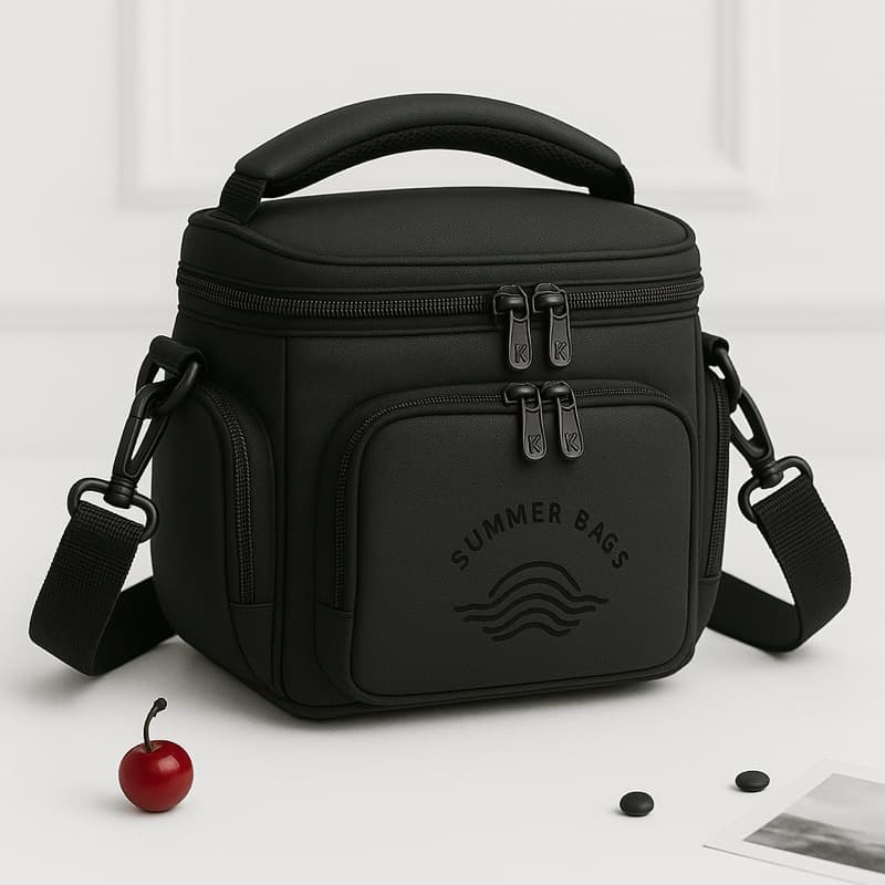Bolsa Térmica Impermeável Emborrachada Lancheira Marmiteira Fitness Viagem Camping