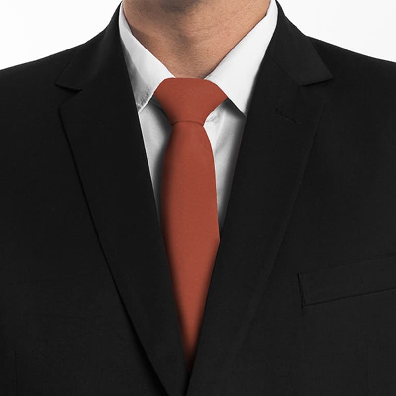 TERRACOTA OXFORD - GRAVATA PARA PADRINHOS, CONGRESSO E EVENTOS