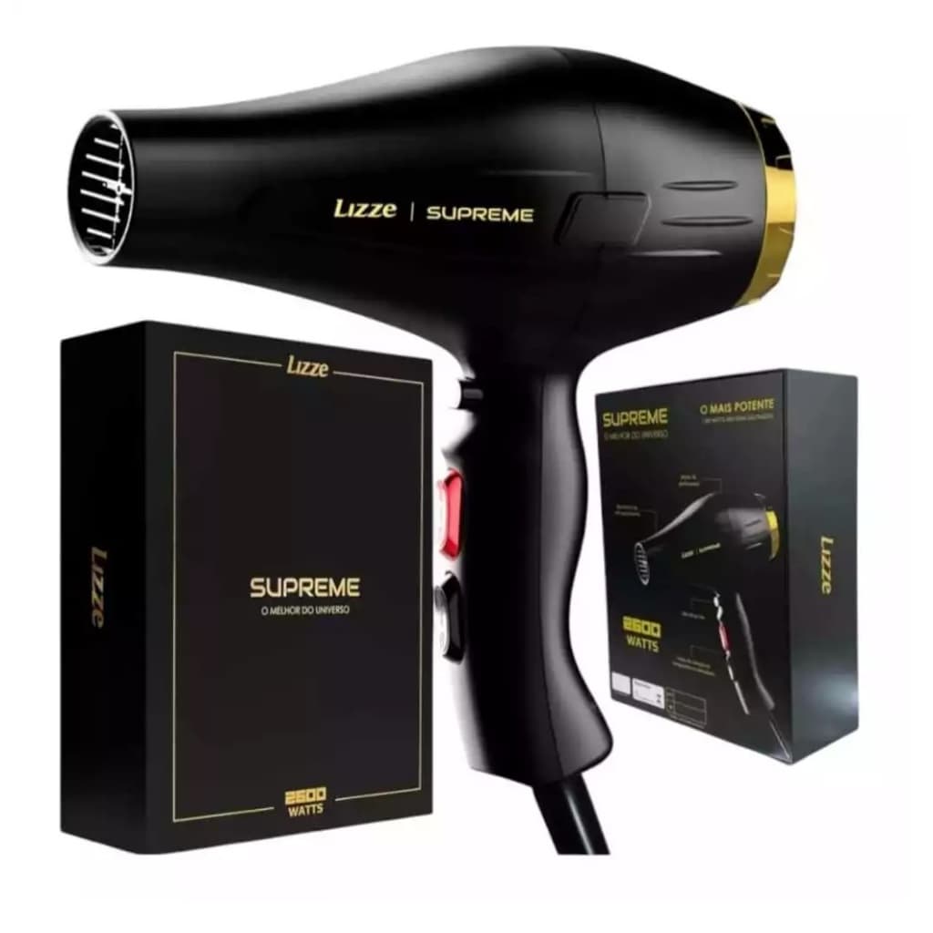 Lizze Secador de Cabelos Lizze Supreme 127v Uso Profissional Salão de Beleza