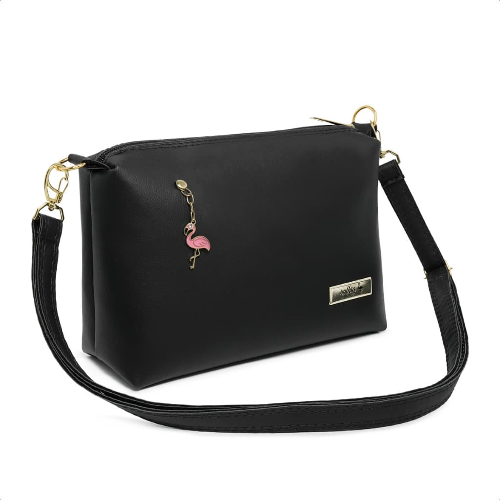 Bolsa Feminina Casual Transversal Lateral Media Ombro Novidade Promoção Dia a Dia + Chaveiro brinde