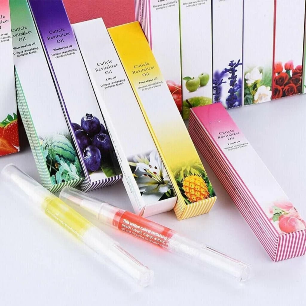Kit 12 Caneta Óleo Hidratante Revitalizador Cutícula Unhas