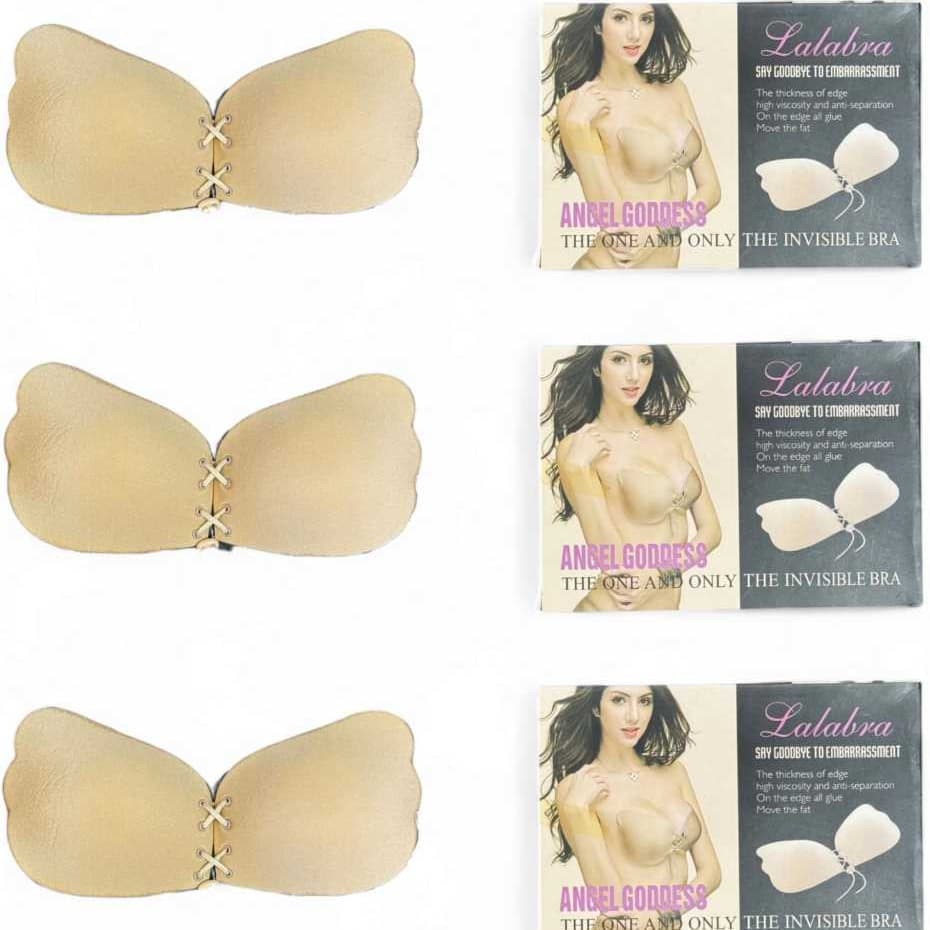 Kit 3 Sutiãs Adesivos Discretos Elegantes P - GG C/ Caixa
