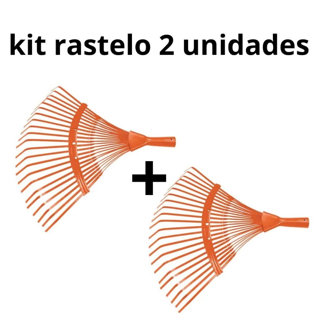 kit 2 unidades RASTELO PARA JARDIM 22DENTES
