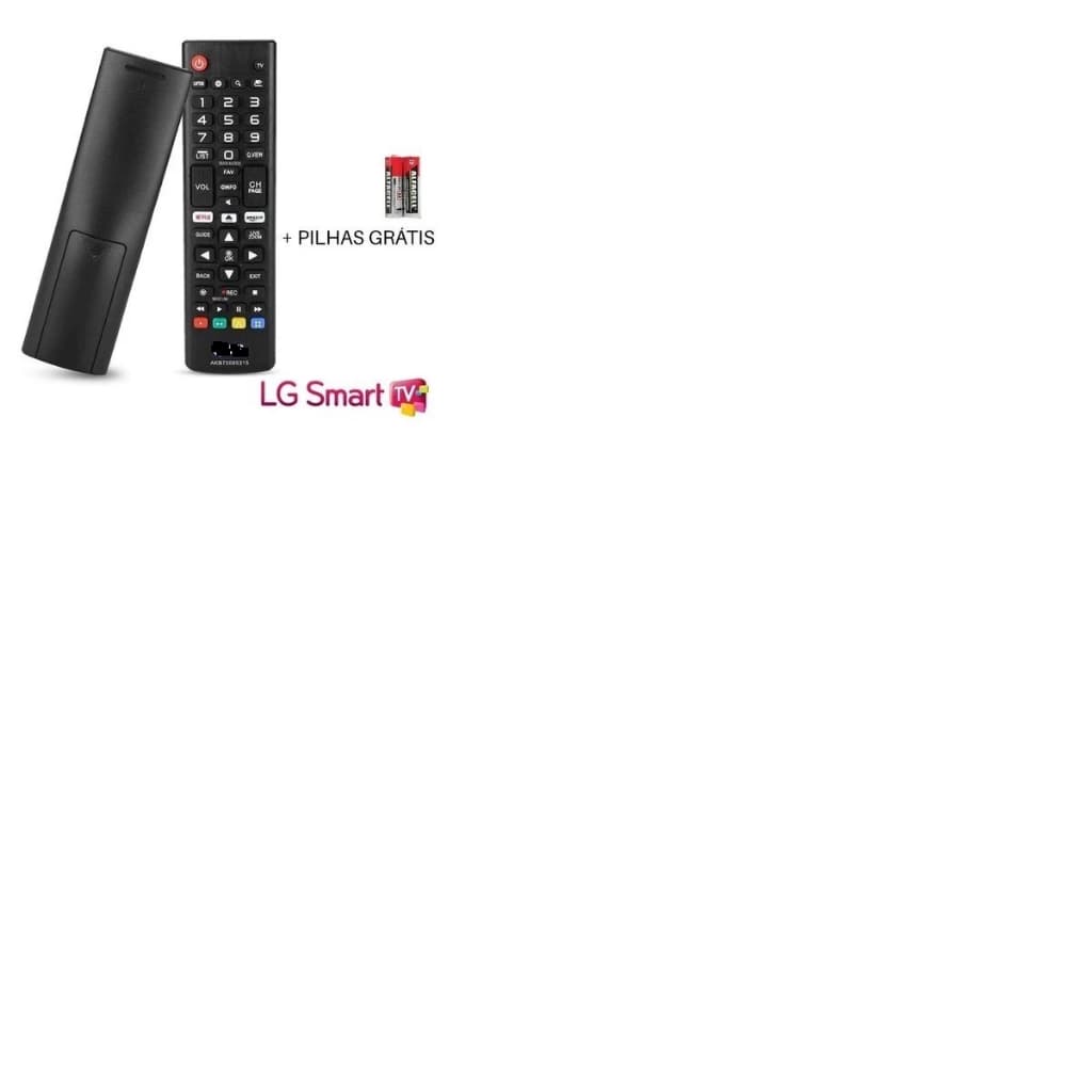Controle Remoto Compatível TV LG LCD LED Teclas Netflix Amazon AKB75095315
