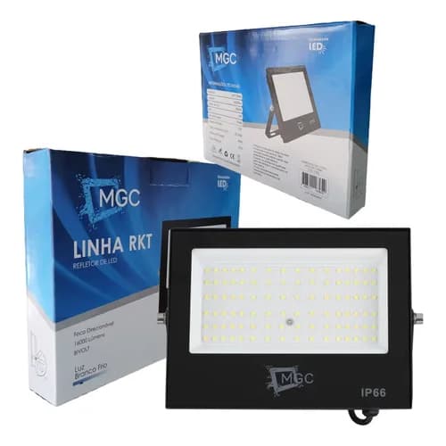 Mini Refletor Led 10w 20w 30w 50w 100w 150w 200w Smd Prova D´água Ip66 Holofote 6000k Branco Frio