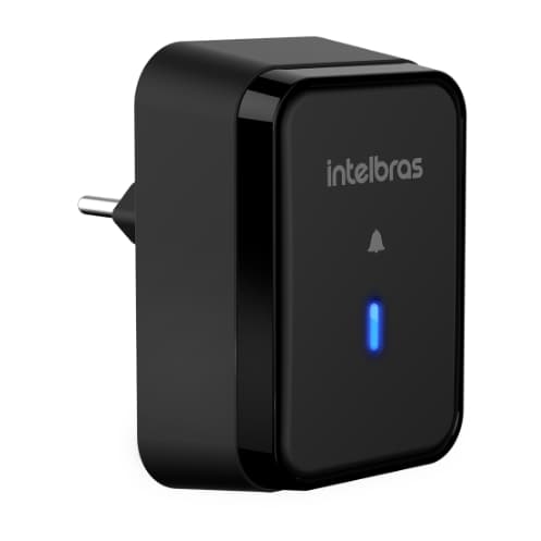 Campainha Sem Fio Intelbras CIB 101 Preta 127/220v 100 Mts