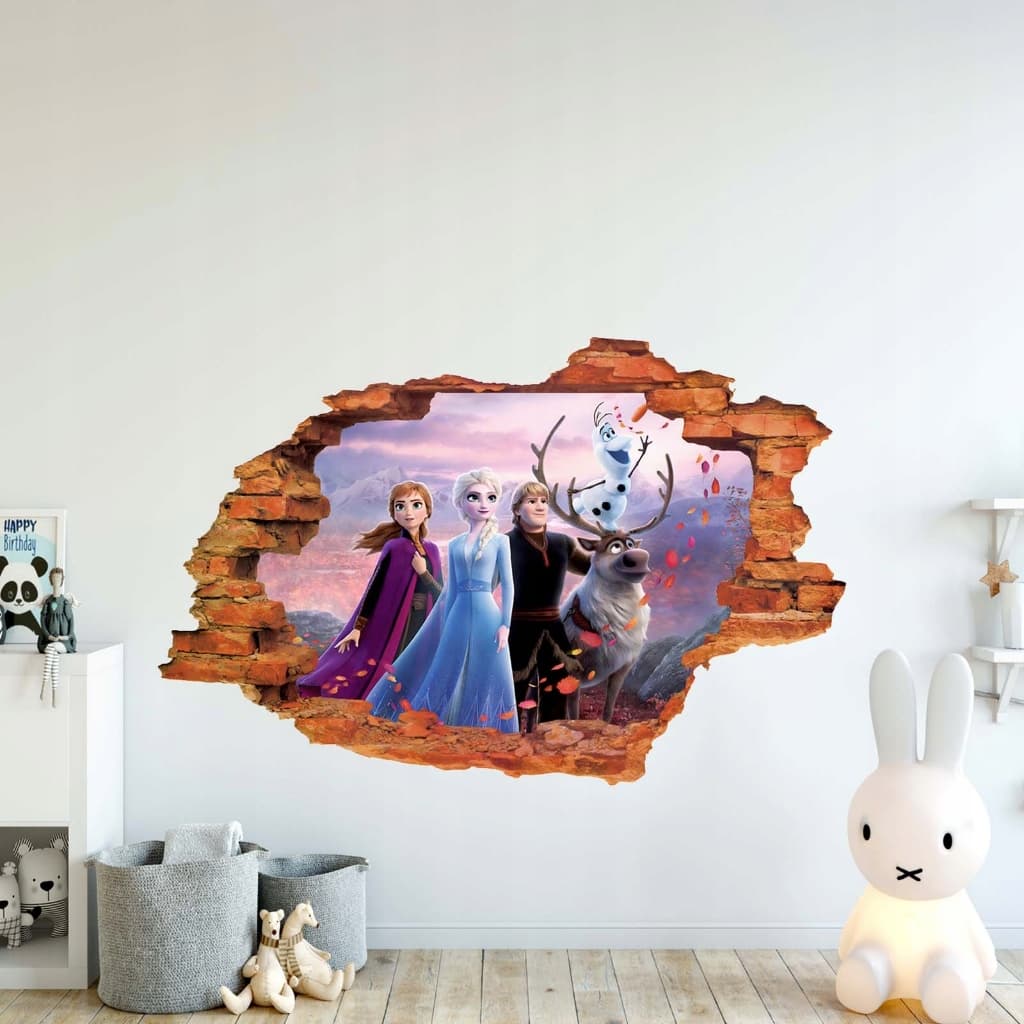 Adesivo Decorativo de Parede Frozen Diversos Tamanhos