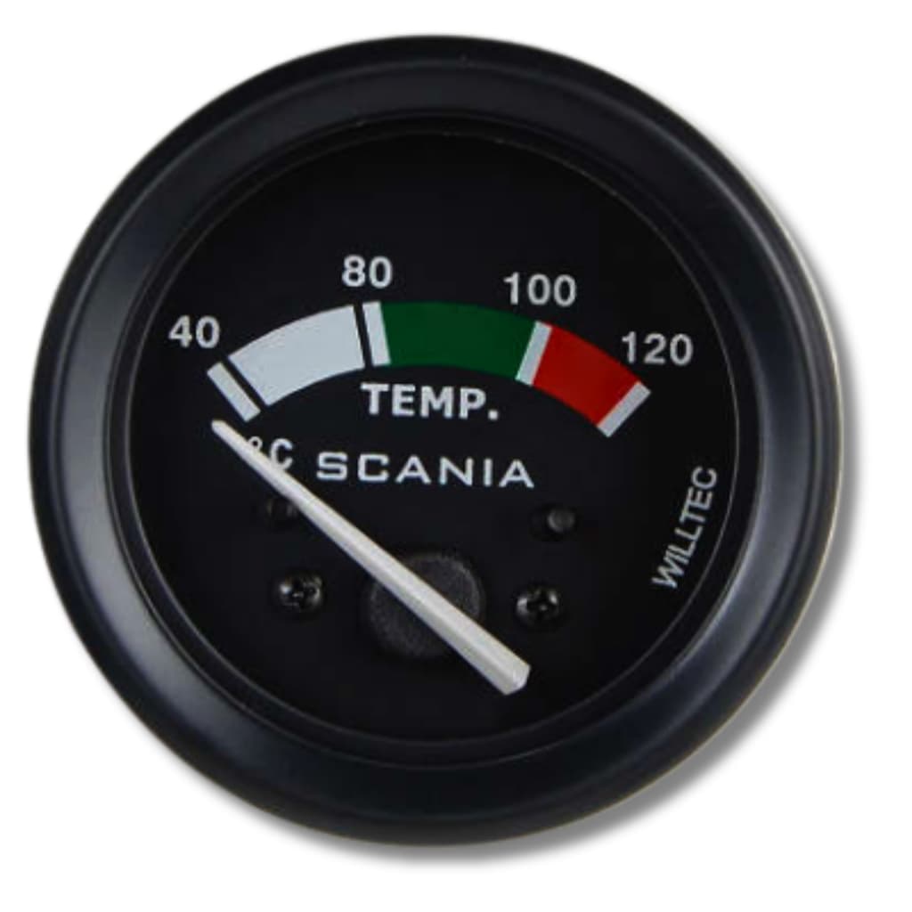 RELOGIO TEMPERATURA ELETRICO 24V 40-120C 60MM SCANIA