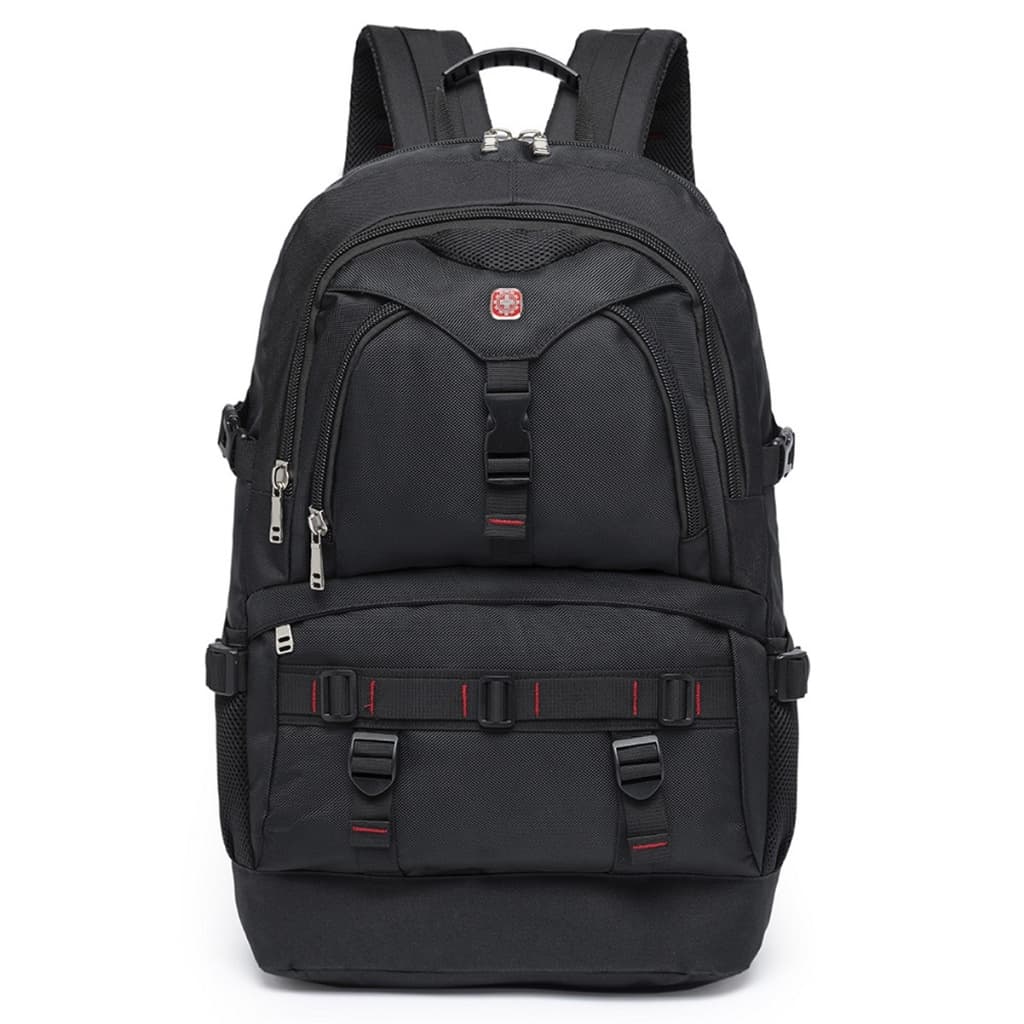 Mochila Masculina Executiva Notebook Reforçada Faculdade Crosswave Preta Reforçada