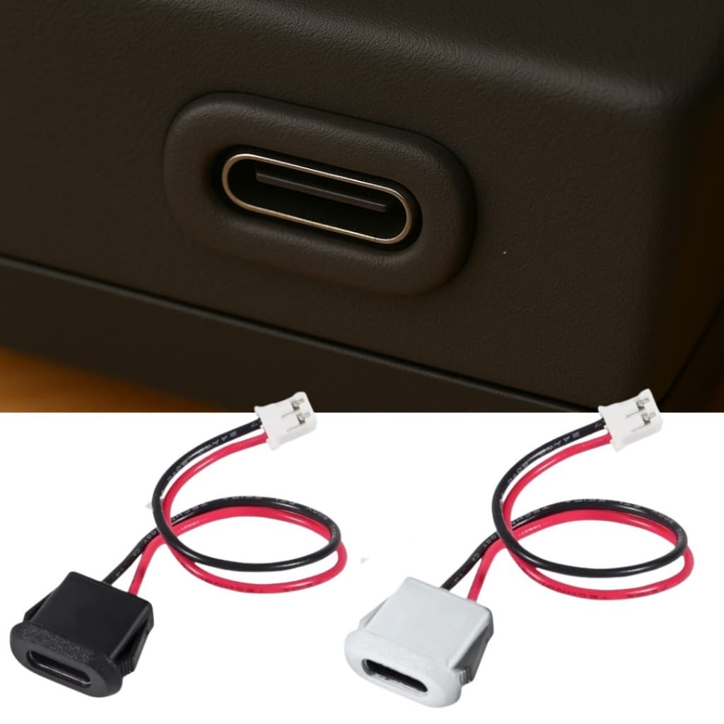 Conector USB Tipo C com Fivela de Cartão, Impermeável 5v