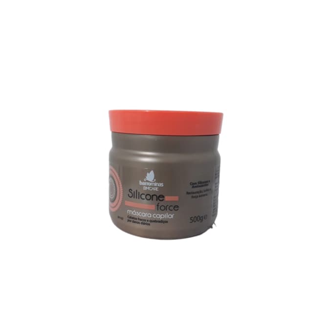 MÁSCARA CAPILAR DE HIDRATAÇÃO SILICONE FORCE - BARRO MINAS 500G