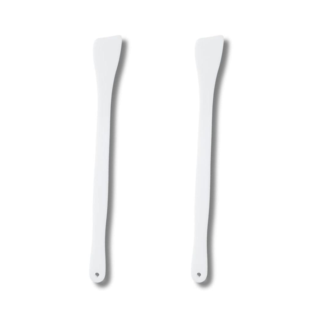 Kit 2 un. Pá Colher Creme Em Polietileno Industrial 60cm com 12mm de espessura