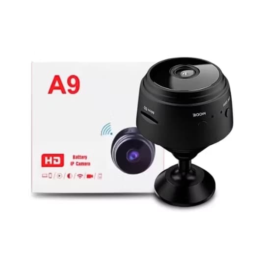 Câmera de Segurança Mini A9 Original sem Fio com Suporte HD Monitoramento