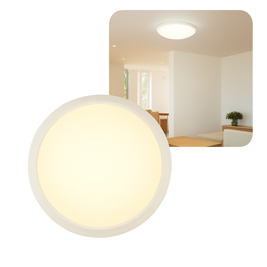 Plafon Plafonier  Lustre decorativo Luminária Sobrepor 2 Lampadas 20W E-27 Eclipse para Teto Forro Sala Eclipse Internee