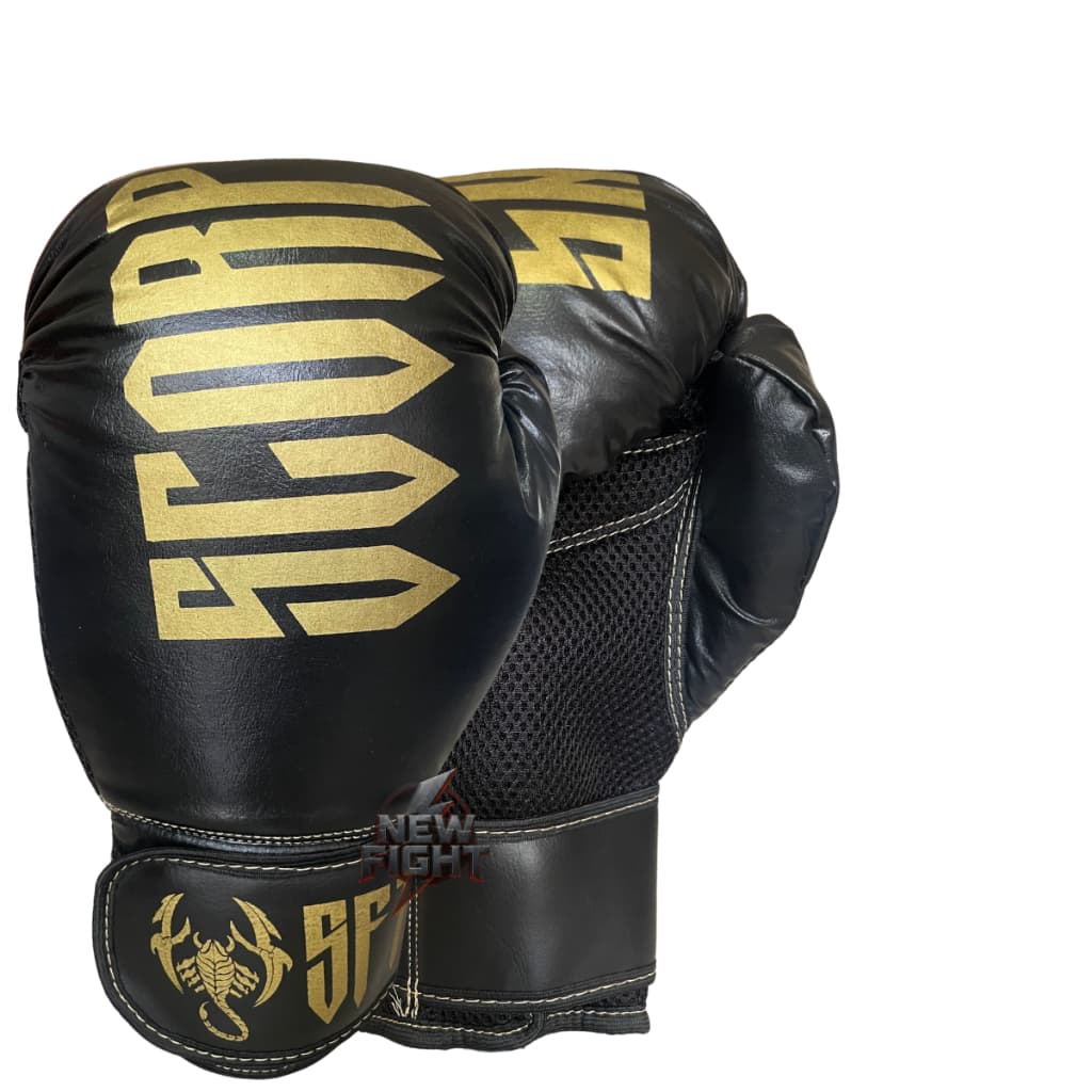 Luva de Boxe Profissional Muay Thai + Bandagem + Protetor Bucal