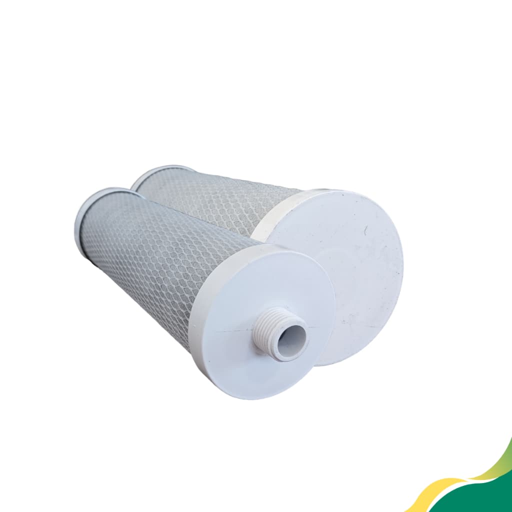 Refil filtro de Carvão Ativado (Block) 9 3/4"' com rosca 1/2"