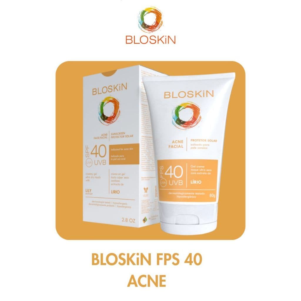 BLOSKiN PROTETOR SOLAR FPS 40 ACNE  80g