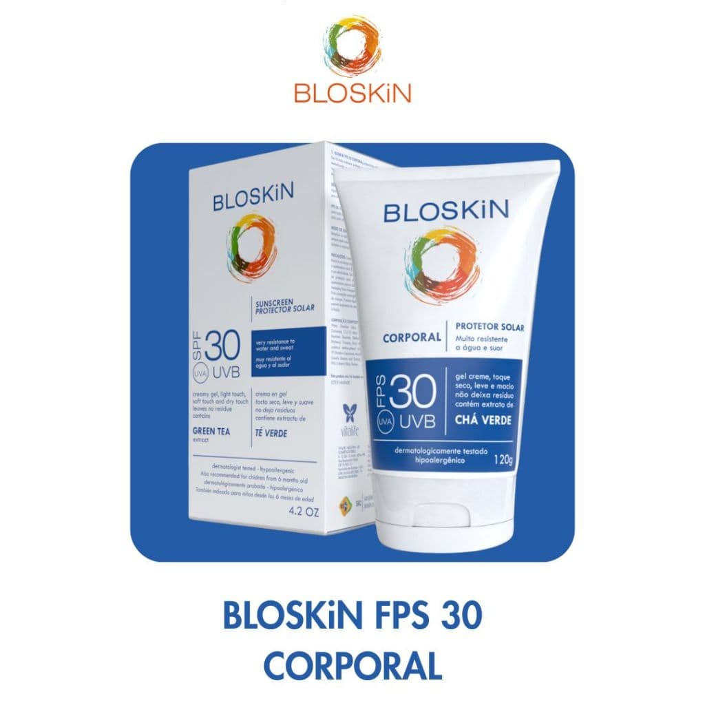 BLOSKiN PROTETOR SOLAR FPS 30 CORPORAL 120g