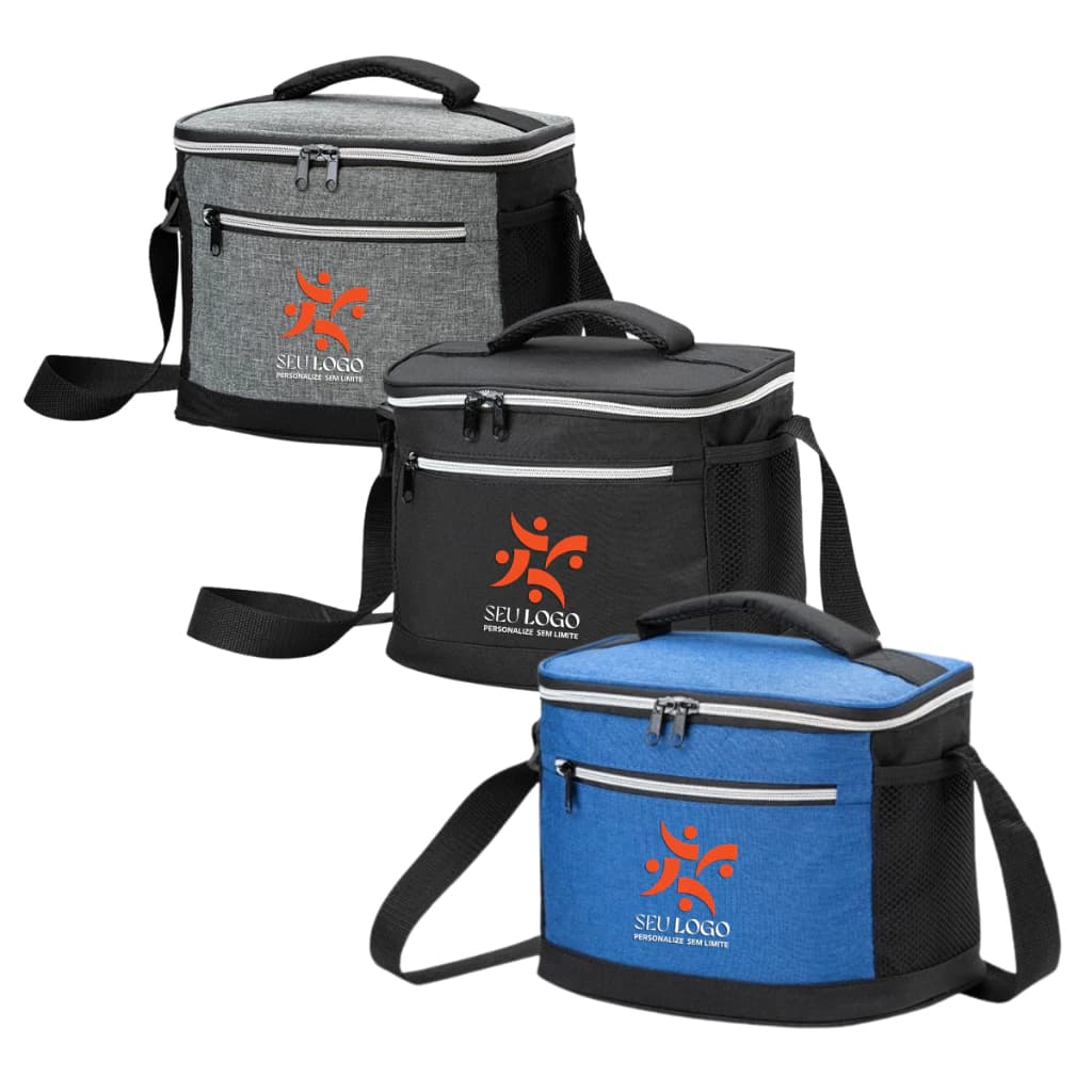 Bolsa Térmica Personalizada Média 10L Logomarca Empresa Brinde para Clientes Lembrancinha Colaboradores