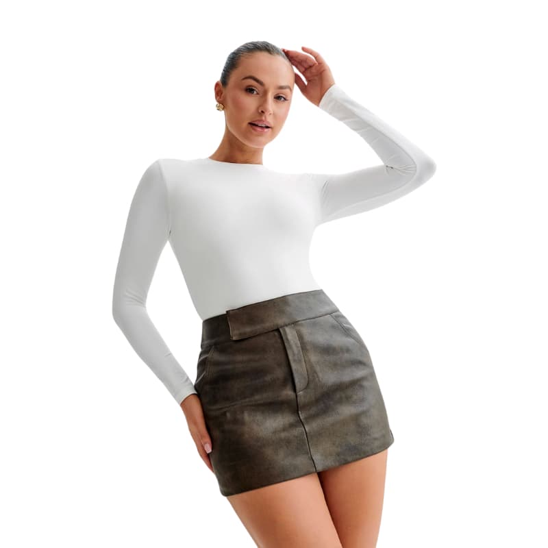 Body Gola Careca Manga Longa Colan Inverno Suplex Básico Liso