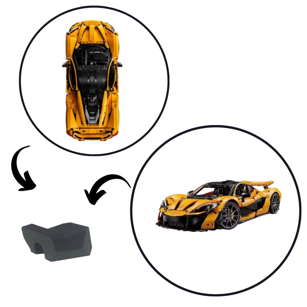 Suporte Parede Para Lego Mclaren P1 Technic (42172)