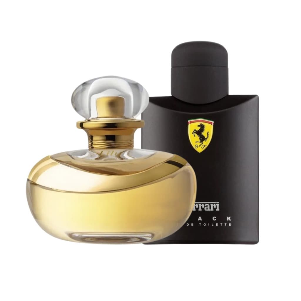 Kit Perfume Unissex - Lily e Ferrari Black 100ml Cada