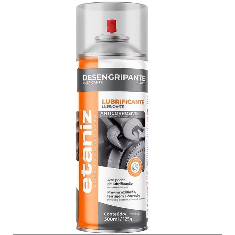 Desengripante Spray Anti Corrosivo Uso Automotivo Multiuso Mecânico Hobby Uso Geral 300ml