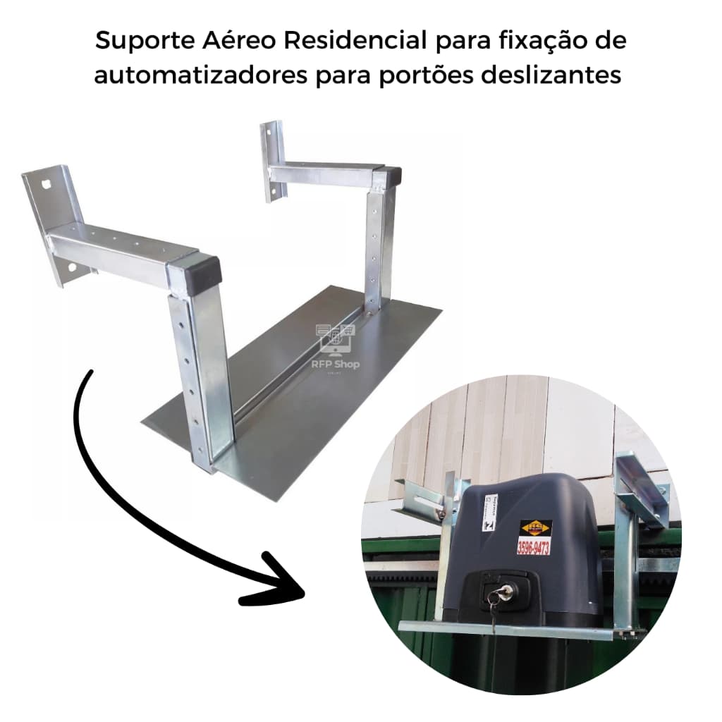 Base Aérea Para Motor De Portão Deslizante Garen Ppa Agl