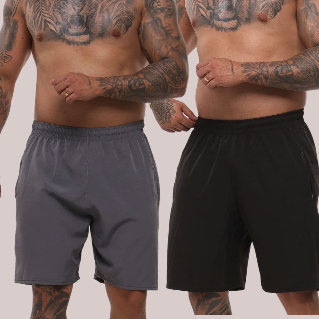 Kit 2 Shorts Bermuda Para Academia