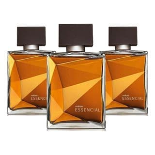 Kit 3 Perfumes Masculino Essencial Amadeirado 100ml Cada
