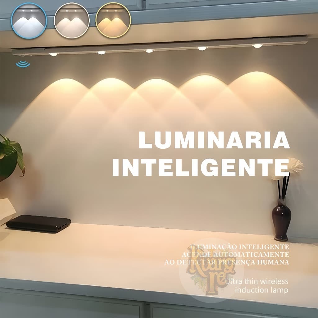50/60CM Luz LED Sem Fio sensor De Inteligente Do Guarda-Roupa Quarto De Conveniência Carregamento USB