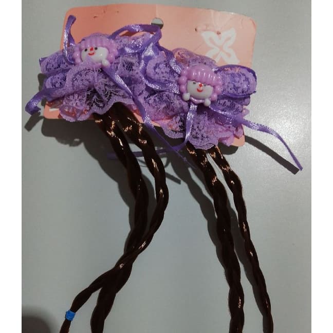 Prendedor de cabelo com transinhas