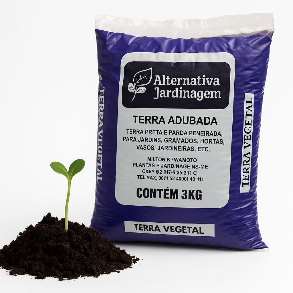 Terra Vegetal Adubada 20L
