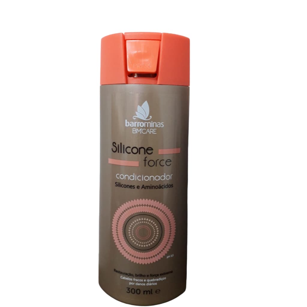 CONDICIONADOR SILICONE FORCE - BARRO MINAS 300ML