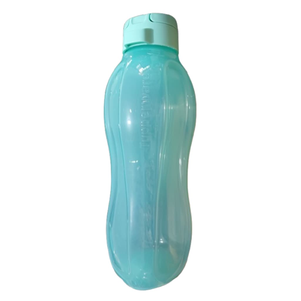 Garrafa de água Eco Tupper Plus Tupperware Original Squeeze Cor Verde claro 2 Litros Plástico Livre de BPA Com Alça