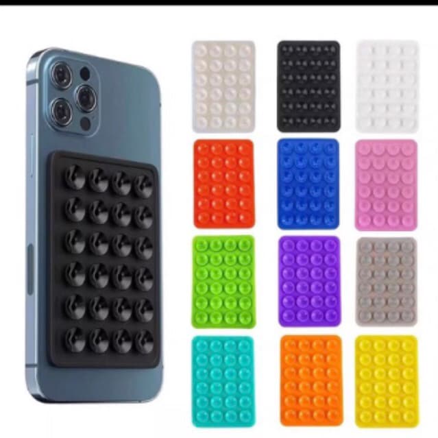 Ventosas de silicone suporte para capinha adesivos